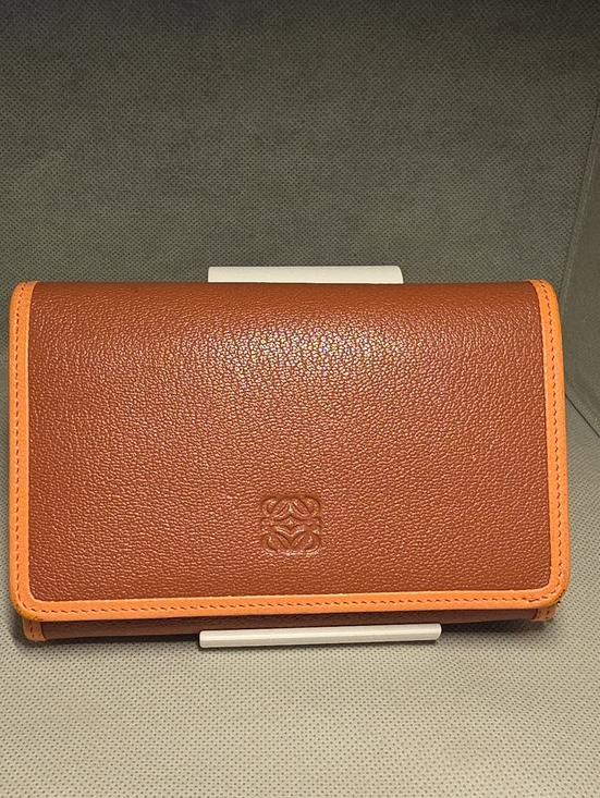 Loewe Handbags - Loewe Two-Tonel Leather BifoldWallet